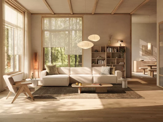 Juntoo design, FW 2025 sofa design soft neutrals